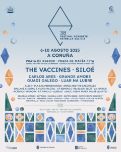 Lee más sobre el artículo Luar na Lubre, The Vaccines, Siloé, Grande Amore, P.P. Arnold, Albert Pla, Hermana Furia o Queralt Lahoz harán vibrar A Coruña en la 38 edición del Festival Noroeste Estrella Galicia