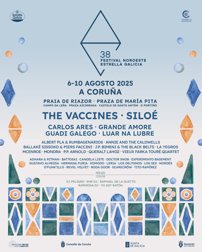Lee más sobre el artículo Luar na Lubre, The Vaccines, Siloé, Grande Amore, P.P. Arnold, Albert Pla, Hermana Furia o Queralt Lahoz harán vibrar A Coruña en la 38 edición del Festival Noroeste Estrella Galicia