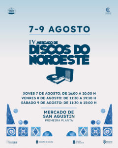 Lee más sobre el artículo Mañana empieza la cuarta edición del Mercado de Discos do Noroeste