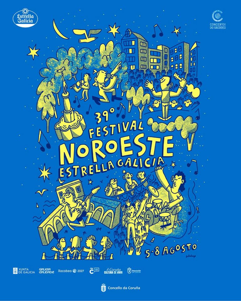 Cartel do 39 Festival Noroeste Estrella Galicia