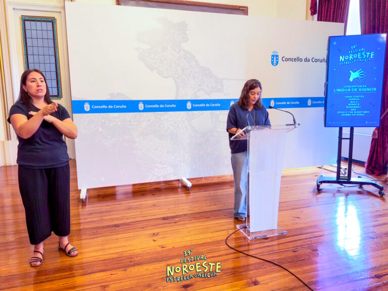 Presentación das medidas para favorecer a inclusión no XXXIX Festival Noroeste Estrella Galicia